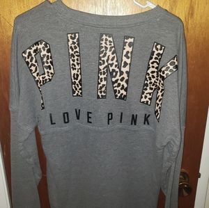 🎉sale Vs pink perfect condition! Leopard Sweater.